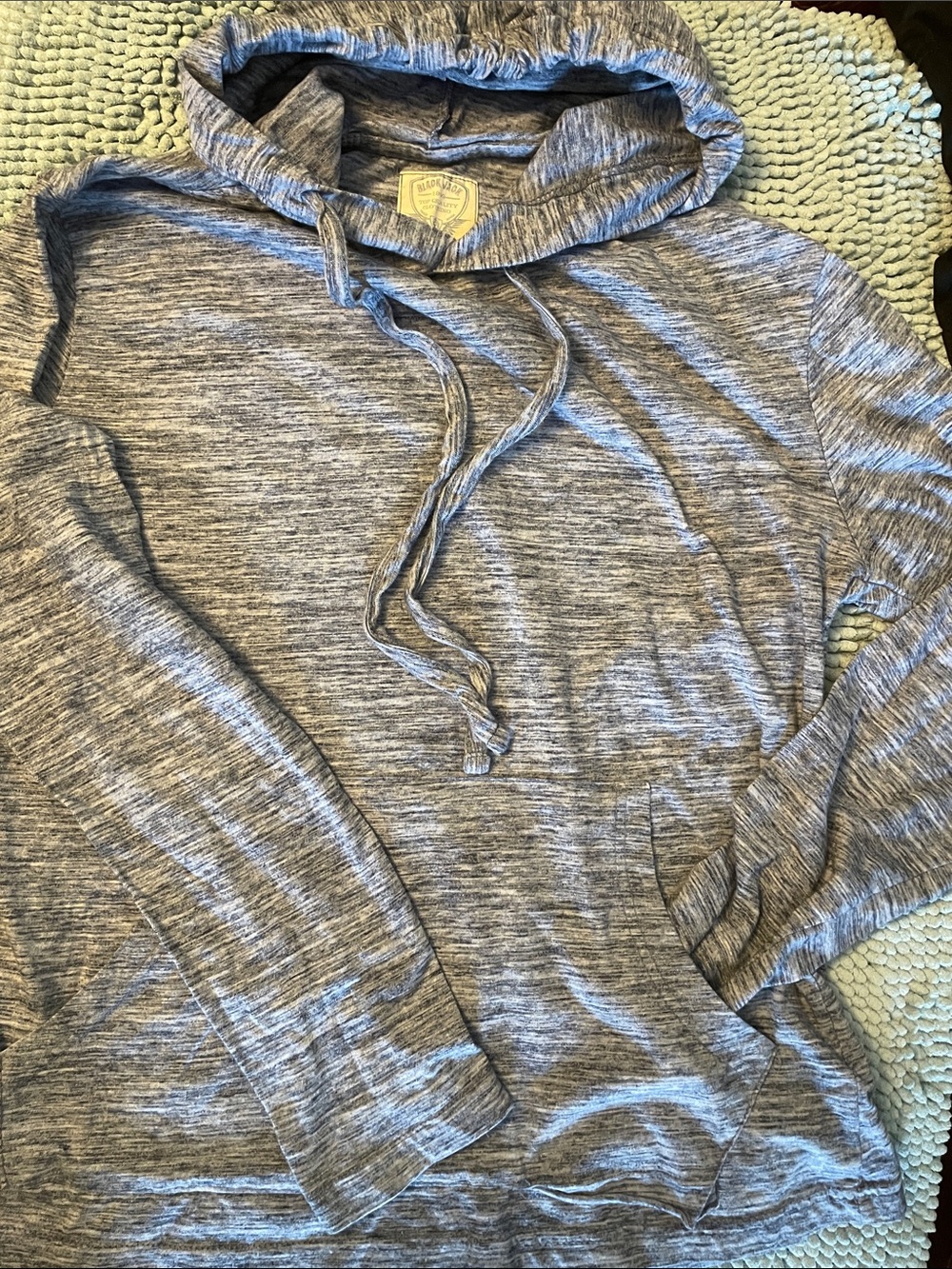 Black Jack Lightweight Hooded T-shirt - Gray Blue